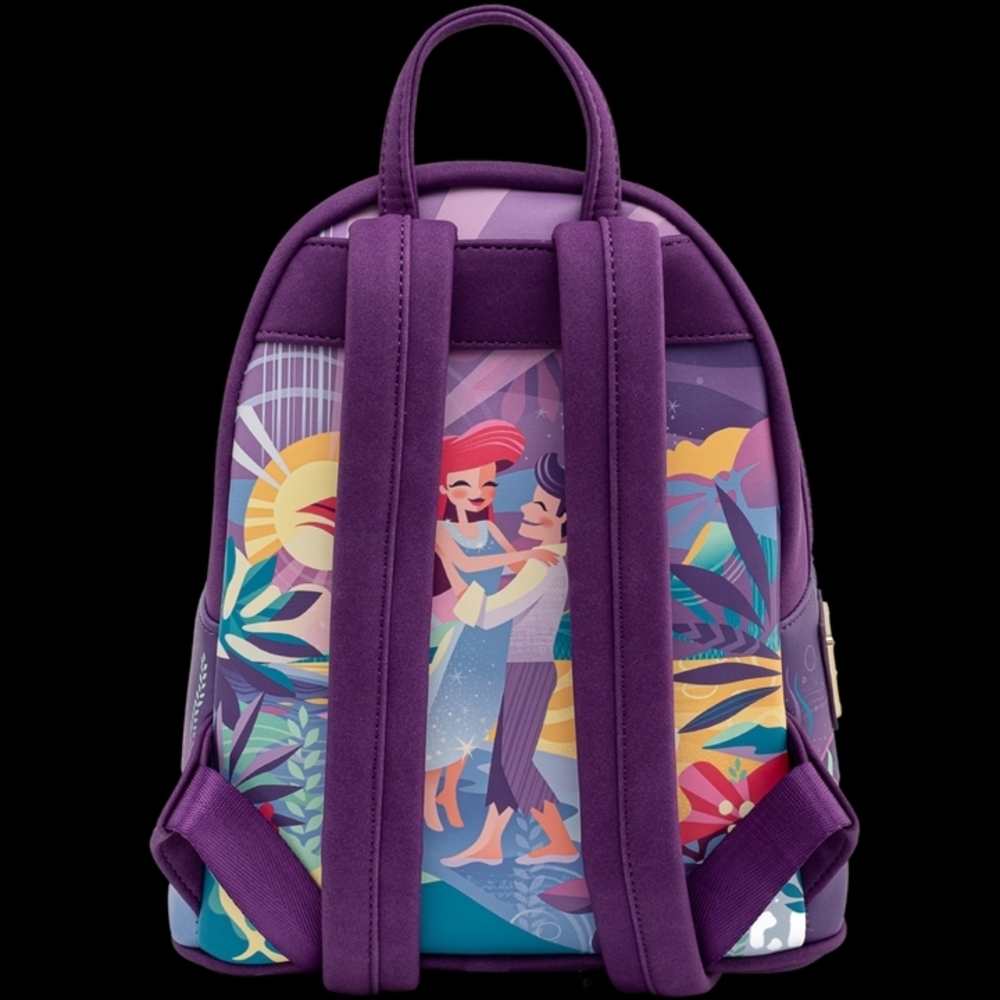 Loungefly Disney The Little Mermaid Ariel's Castle Backpack - Picture 5 of 8